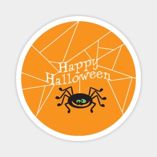 Happy Halloween Spider Magnet